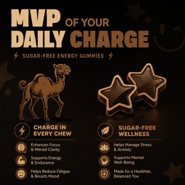 Charge Up Energy Gummies Coffee Flavour